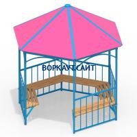 Беседка с лавками МАФ 4120 в Чувашской республике