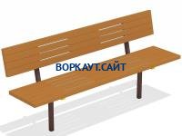 Диван уличный МАФ 1608 в Чувашской республике