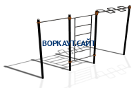Спортивный комплекс воркаут ВС-129 в Чувашской республике