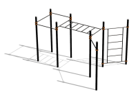 Спортивный комплекс воркаут ВС-117 в Чувашской республике