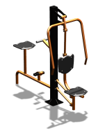 Уличный тренажер "Жим от груди Вело" УТ321 в Чувашской республике