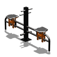 Уличный тренажер  "Каталка двойная"   УТ215 в Чувашской республике