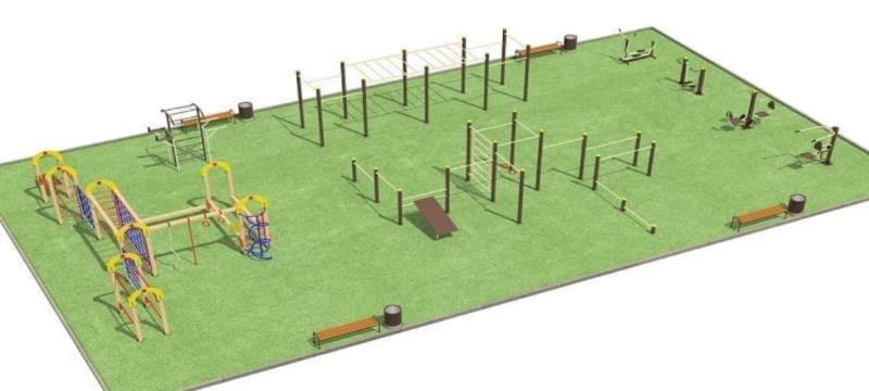 Проект спортивной площадки для любого возраста - 1 096 200 рублей. в Чувашской республике