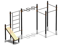 Спортивный комплекс воркаут ВС-74 в Чувашской республике