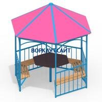 Беседка со столом и лавками МАФ 4121 в Чувашской республике