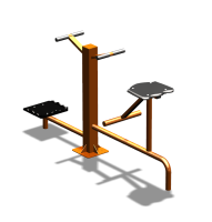 Уличный тренажер "Твистер стоя Твистер сидя" УТ323 в Чувашской республике