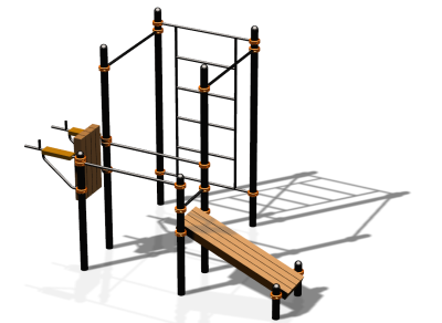 Спортивный комплекс воркаут ВС-82 в Чувашской республике