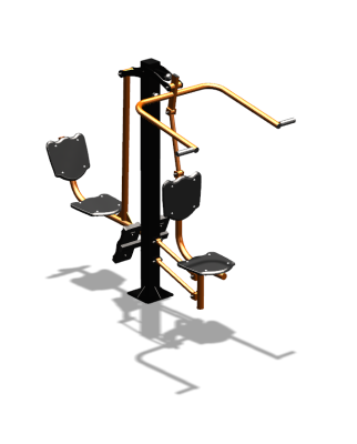 Уличный тренажер "Верхняя тяга Жим ногами" УТ322 в Чувашской республике