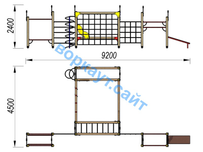 Детский спортивный комплекс ДСК 3102 в Чувашской республике