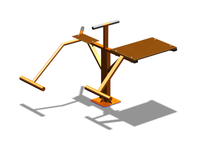 Уличный тренажер "Пресс Гиперэкстензия" УТ327 в Чувашской республике