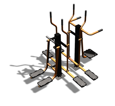 Уличный тренажер "Шпагат Маятник Лыжник двойной" УТ335 в Чувашской республике