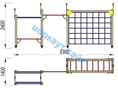 Детский спортивный комплекс Атлет ДСК 3106 в Чувашской республике