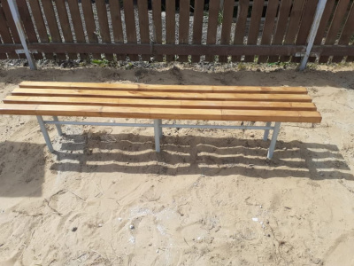 Двухметровая лавочка без спинки 2 м МАФ 1602 в Чувашской республике