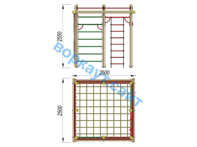 Детский спортивный комплекс ДСК 3110 в Чувашской республике