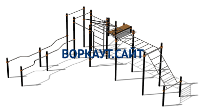 Спортивный комплекс воркаут ВС-199 в Чувашской республике