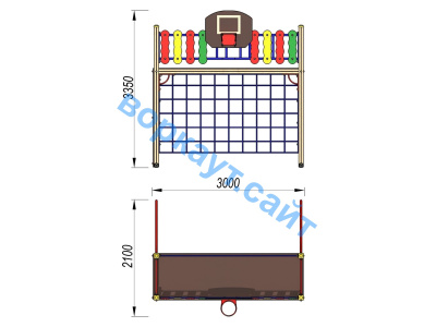 Детский спортивный комплекс ДСК 3101 в Чувашской республике