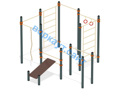 Спортивный комплекс воркаут ВС-47 в Чувашской республике