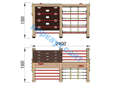 Детский спортивный комплекс ДСК 3203 в Чувашской республике
