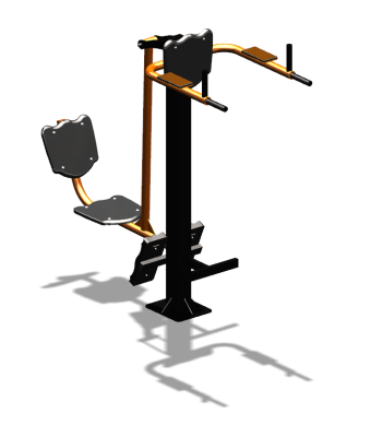 Уличный тренажер "Жим ногами Брусья Пресс" УТ329 в Чувашской республике