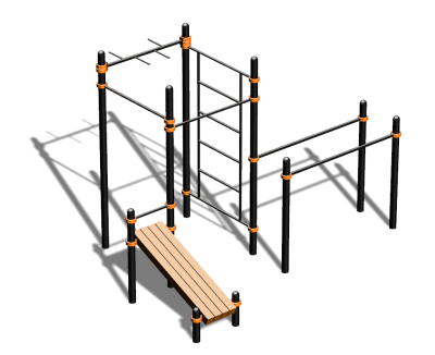 Спортивный комплекс воркаут ВС-91 в Чувашской республике