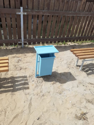 Урна с крышкой МАФ 1631 в Чувашской республике