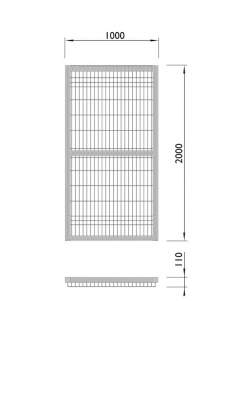 Калитка спортивной площадки МАФ 5105 в Чувашской республике