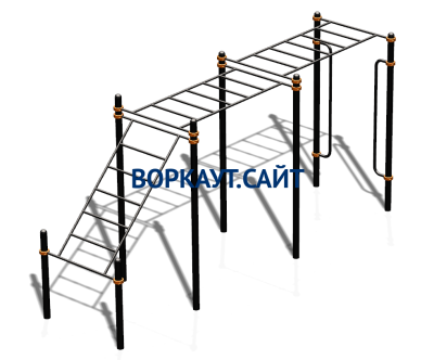 Спортивный комплекс воркаут ВС-190 в Чувашской республике