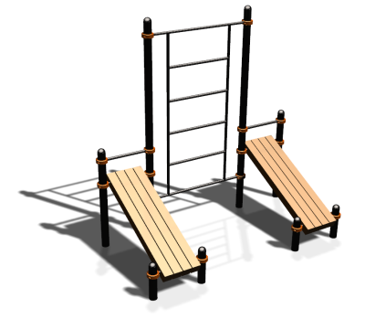 Спортивный комплекс воркаут ВС-128 в Чувашской республике