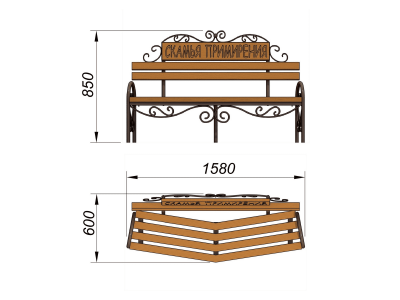 Скамья примирения МАФ 1610 в Чувашской республике