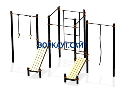 Спортивный комплекс воркаут ВС-44 в Чувашской республике