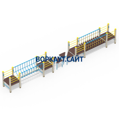 Детский спортивный комплекс Двойной мостик ДСК 3115 в Чувашской республике