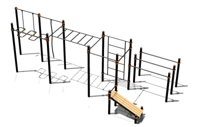 Спортивный комплекс воркаут ВС-77 в Чувашской республике