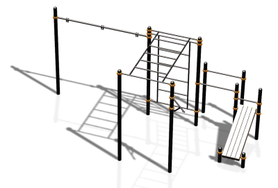 Спортивный комплекс воркаут ВС-87 в Чувашской республике