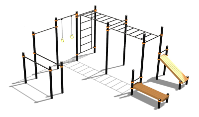 Спортивный комплекс воркаут ВС-71 в Чувашской республике