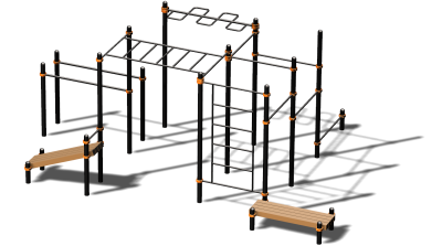 Спортивный комплекс воркаут ВС-141 в Чувашской республике