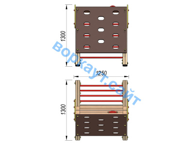 Детский спортивный комплекс ДСК 3202 в Чувашской республике