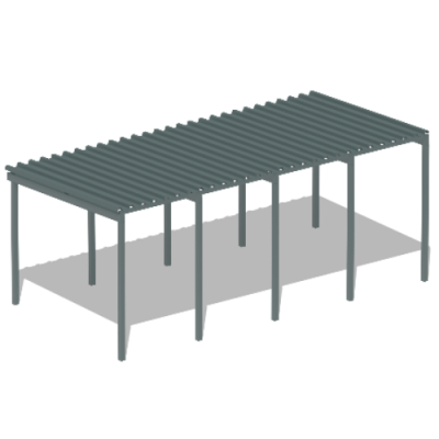 Теневой навес трибун МАФ 4130 в Чувашской республике