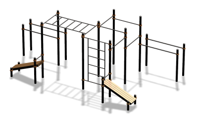 Спортивный комплекс воркаут ВС-100 в Чувашской республике