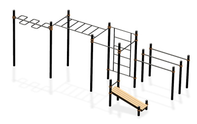 Спортивный комплекс воркаут ВС-57 в Чувашской республике