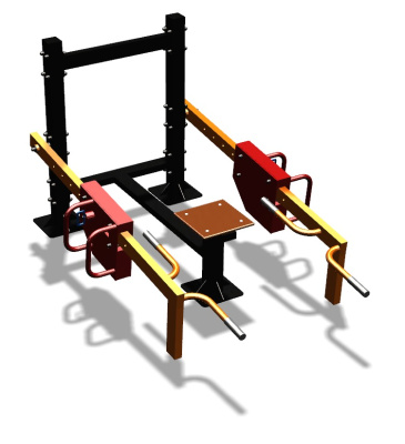 Силовой уличный тренажер  "Приседания/Шраги"  УТ413 в Чувашской республике
