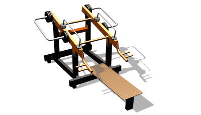 Силовой уличный тренажер  "Жим от груди"  УТ422 в Чувашской республике