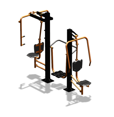 Уличный тренажер "Жим от себя Шагомер Баттерфляй" УТ303 в Чувашской республике