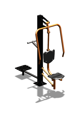 Уличный тренажер "Жим от груди Твистер" УТ328 в Чувашской республике