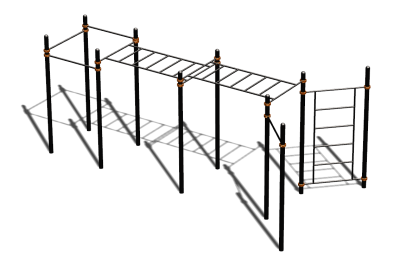 Спортивный комплекс воркаут ВС-118 в Чувашской республике