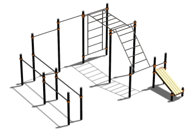Спортивный комплекс воркаут ВС-146 в Чувашской республике