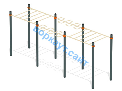 Воркаут комплекс рукоходов ВС-22 в Чувашской республике