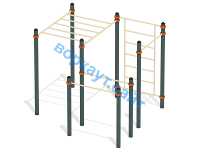 Спортивный комплекс воркаут ВС-48 в Чувашской республике