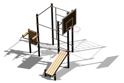 Спортивный комплекс воркаут ВС-155 в Чувашской республике