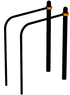 Воркаут брусья приставные ВС-39 в Чувашской республике