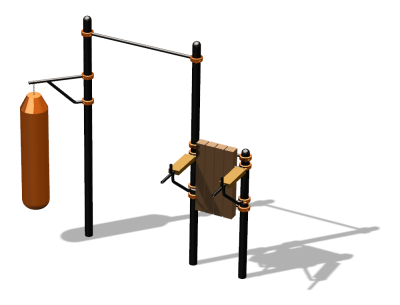 Спортивный комплекс воркаут ВС-148 в Чувашской республике